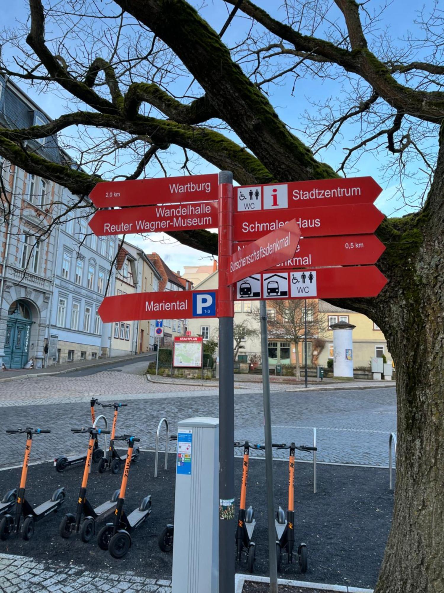 Ferienwohnung Mitte Sued Am Frauenplan 아이제나흐 외부 사진